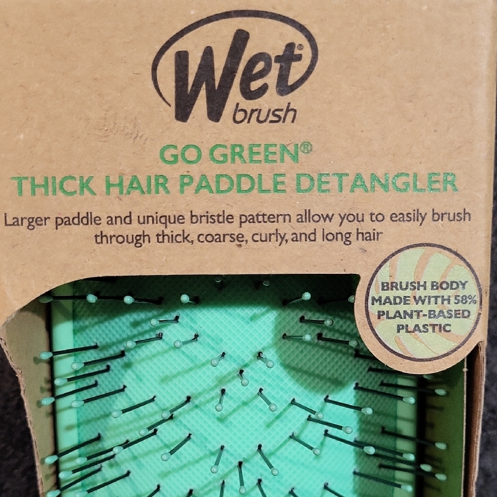 Wet Brush Paddle Detangler - Vibrant Green - Picture 2 of 13